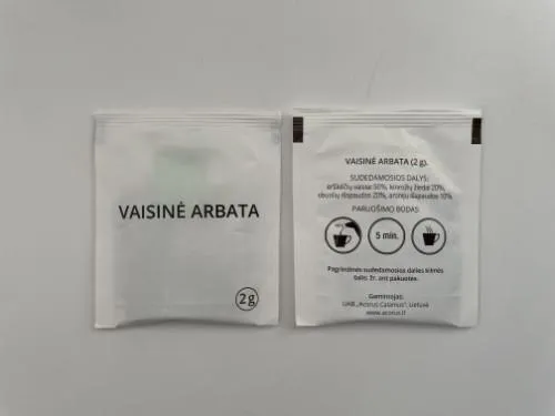 Arbata vaisinė, fasuota,2gx100vnt.