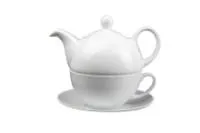 Arbatinukas TEATIME, su puodeliu/lėkštute, porcelianas, 450 ml, vnt