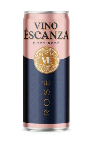Aromatizuotas vyno gėrimas VINO ESCANZA, Rose, sausas, 8,5%, 0,25 l