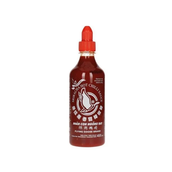 Čili mērce FLYING GOOSE Sriracha, maiga un salda, 455ml