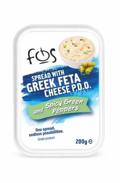 Aštrus tepama fetos sūrio kremas FOS, P.D.O., 200g