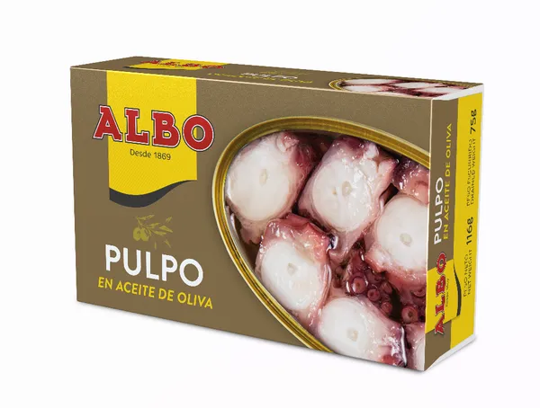 Aštuonkojis alyvuogių padaže, 116g