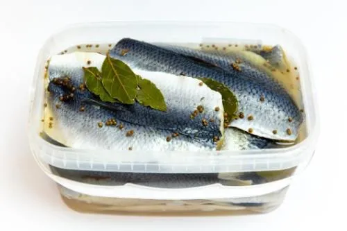 Atlantinės silkės filė, su oda, sūdyta, ~4 kg