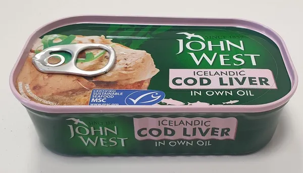Atlantiniu menkiu kepenėlės savo aliejuje JOHN WEST, 121g