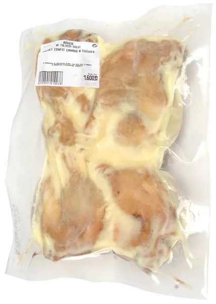 Atvėsinti ančių confit ROUGIE, 8 šlaunelės, vakuume, 1,6 kg