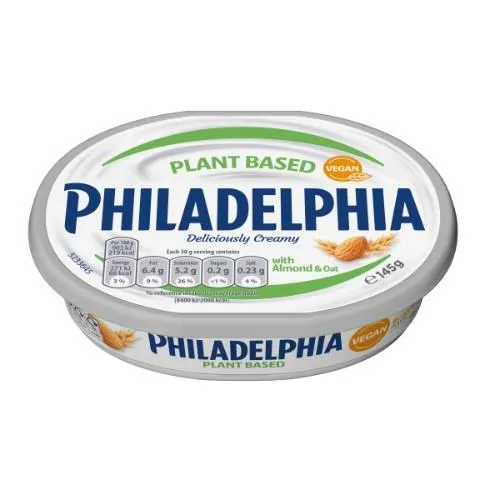 Augalinė užtepėlė PHILADELPHIA, su migdolais ir avižomis, 145g