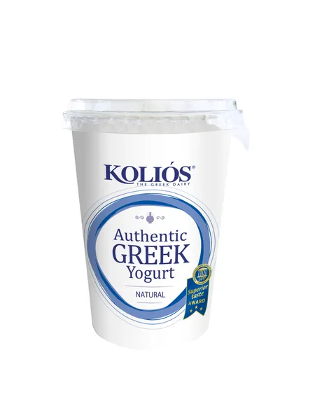 Grieķu jogurts KOLIOS Natural, autentisks, 10%, 500g