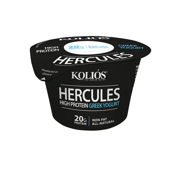 Grieķu jogurts KOLIOS Hercules High Protein, autentisks, 0%, 200g