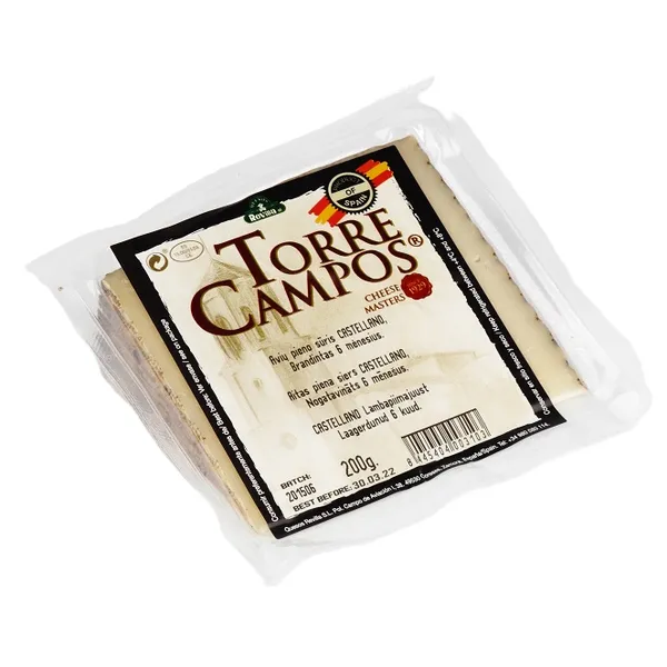 Avių pieno sūris Castellano TORRE CAMPOS, brandintas 6 mėnesius, 200 g