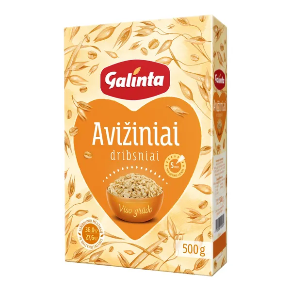 Avižiniai dribsniai GALINTA EKSTRA, 500 g