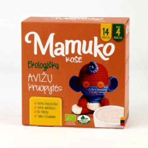 Avižų kruopytės MAMUKO, nuo 4 mėnesių, 240 g