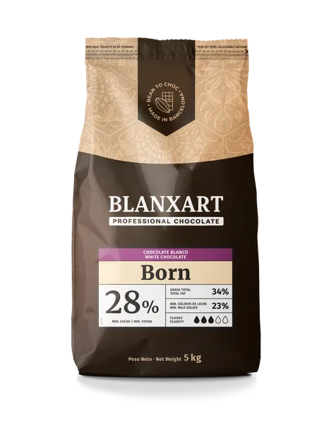 Baltasis šokoladas BLANXART, Born, 5 kg