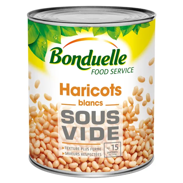 Pupiņas baltās "Sous vide", 2,75 / 2,35kg Bonduelle