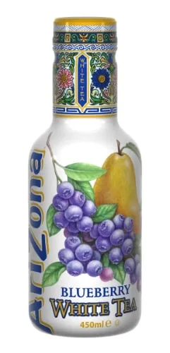 Baltosios arbatos gėrimas ARIZONA, mėlynių skonio, 450ml PET