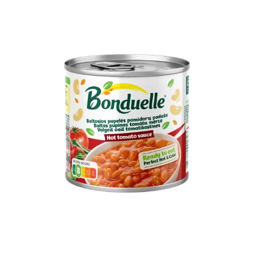 Baltosios pupelės pomidorų padaže BONDUELLE, 430 g