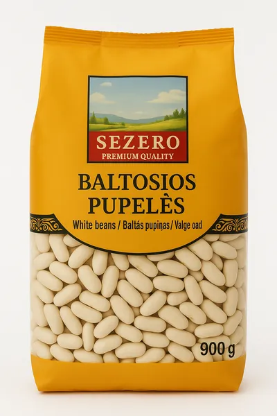 Baltosios pupelės SEZER, didelės, 900 g