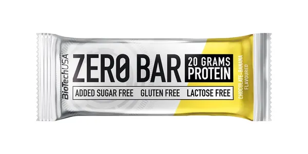 Proteīna batoniņš BioTechUSA Zero Bar, šokolāde-banāns, 50g