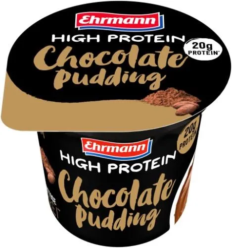 Baltyminis desertas EHRMANN su šokoladu, 200g
