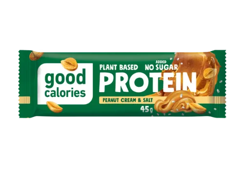 Proteīna batoniņš ar sālītiem zemesriekstiem un datelēm GOOD CALORIES, 45g