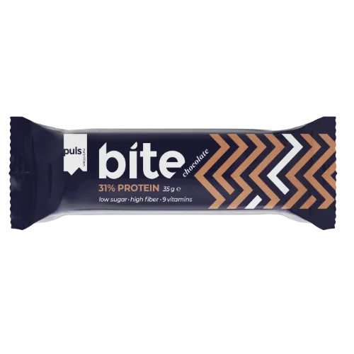 Baltymų batonėlis PULS BITE šokolado skonio, 35g