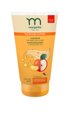 Balzamas MARGARITA dažytiems plaukams su obuolių sidro actu, 150ml