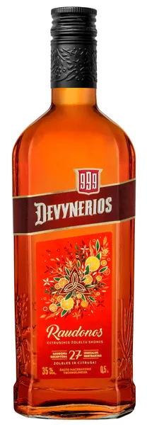 Balzamas sp.gėrimas RAUDONOS DEVYNERIOS, 35%, 0,5 l