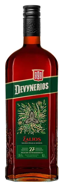Balzamas sp.gėrimas ŽALIOS DEVYNERIOS, 35%, 0,7 l