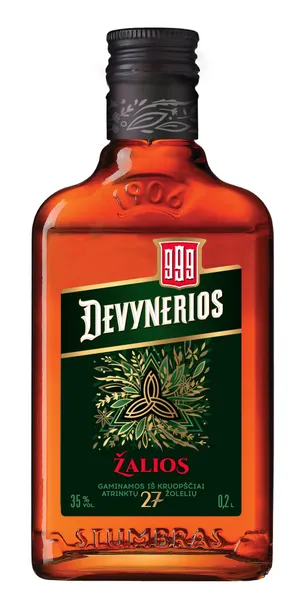 Balzamas sp.gėrimas ŽALIOS TREJOS DEVYNERIOS, 35%, 0,2 l