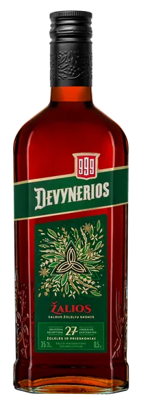 Balzamas sp.gėrimas ŽALIOS DEVYNERIOS, 35%, 0,5 l