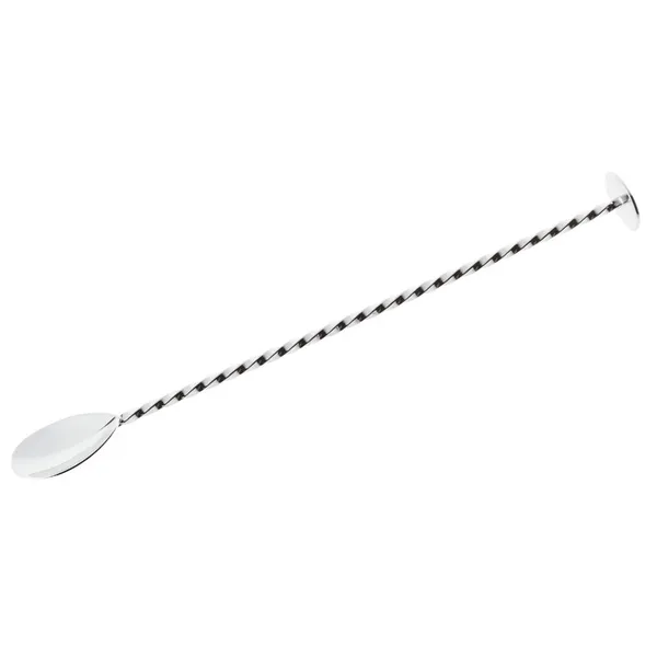 Baro šaukštas, su grūstuku, nerūdijantis plienas, L 27 cm, vnt