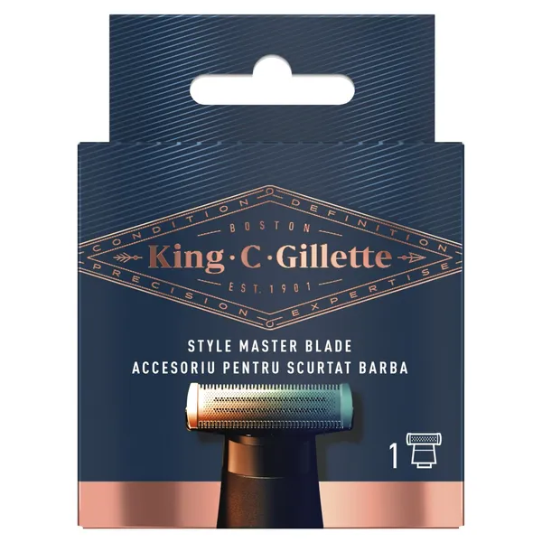 Barzdos kirptuvo galvutė King C GILLETTE Style Master, 1vnt