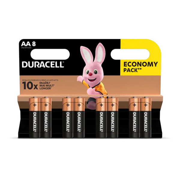 Baterija Duracell AA 8gb