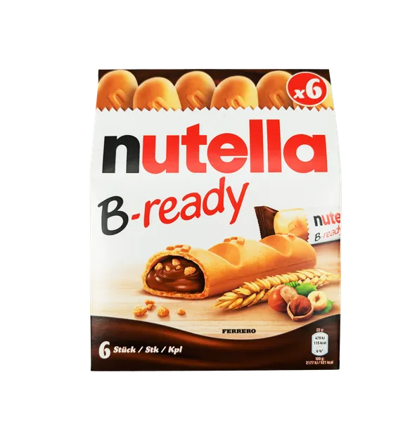 Batonėliai NUTELLA, B-ready, 132 g