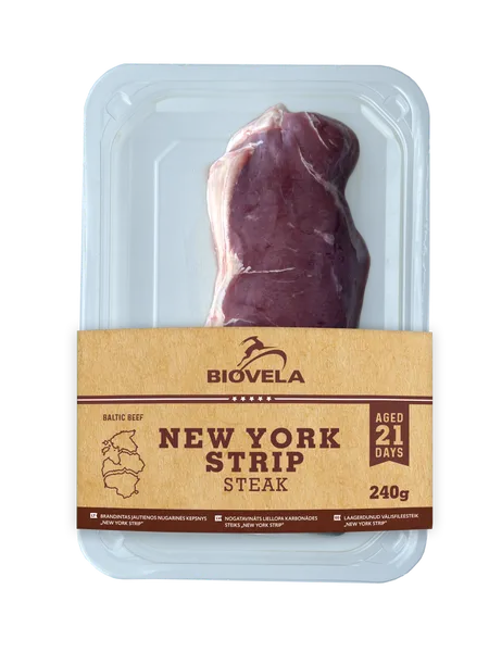 Liellopa gaļas steiks New York BV 240g