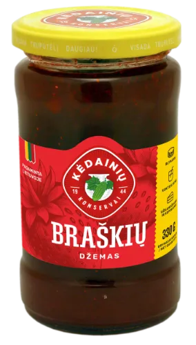 Braškių džemas KĖDAINIŲ, 330 g