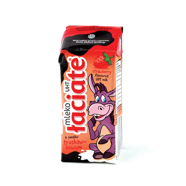 Braškių skonio pieno gėrimas LACIATE, 1,5%, UAT, 200 ml