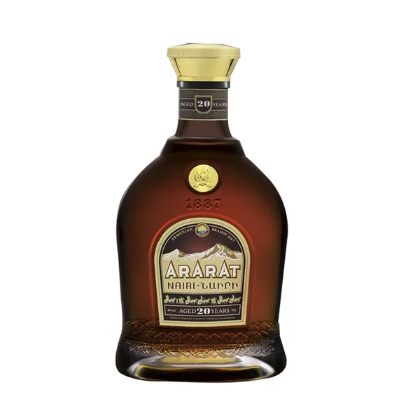 Brendis ARARAT Nairi, 20YO, 40%,  0.7 l, su dėžute