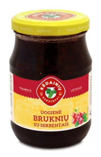 Bruknių ir serbentų uogienė KĖDAINIŲ, 430g