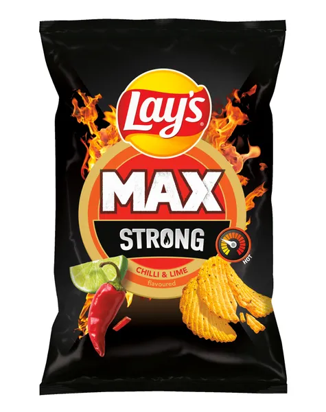 Čili pipirų ir žaliųjų citrinų skonio bulvių traškučiai LAYS, 120 g