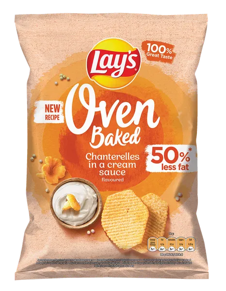 Bulvių traškučiai LAY'S, Oven Baked voveraičių padažo skonio, 110g