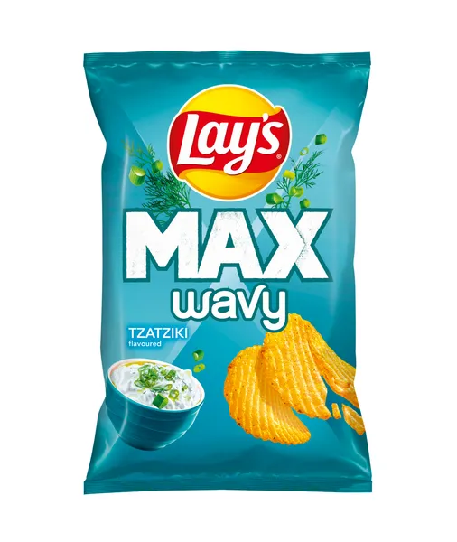 Kartupeļu čipsi LAY'S Maxx ar tzatziki 120g
