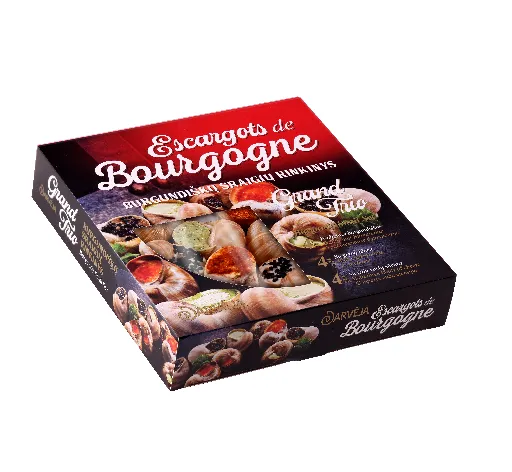 Burgundiškų sraigių užkandis,  GRAND TRIO, 100g, 12vnt