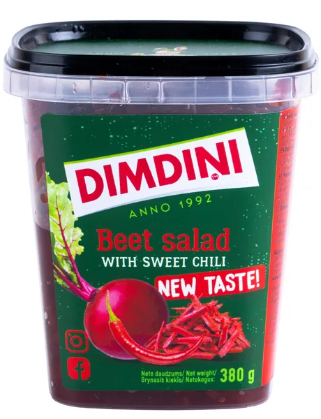 Burokėlių salotos DIMDINI saldžiai aštrios, 380 g