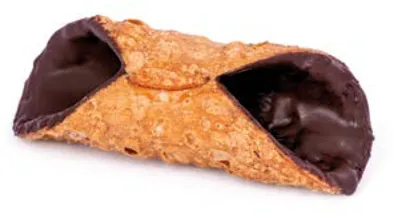 CANNOLI su kakavos glaistu, 30gx100 vnt.,2,9x12cm