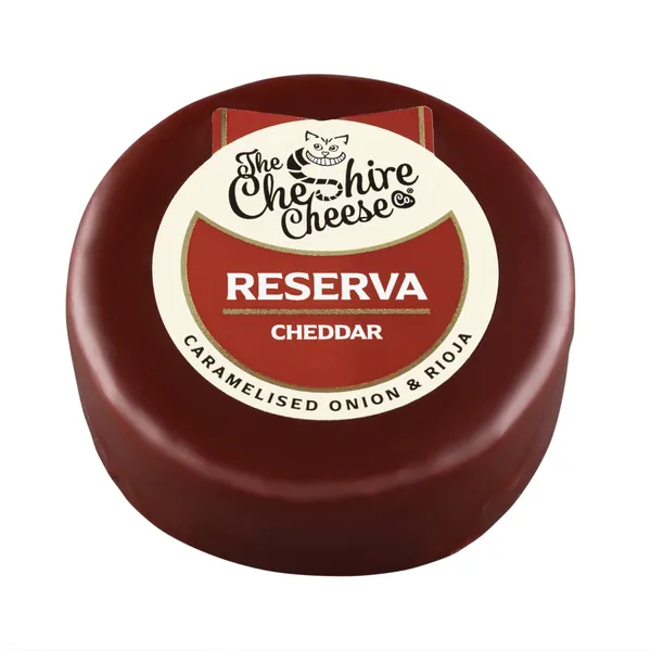 Siers THE CHESHIRE CHEESE COMPANY Cheddar, ar karamelizētiem sīpoliem un sarkanvīnu, 200g