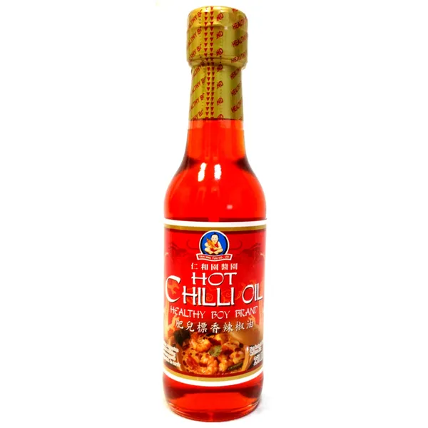 Sojas eļļa HEALTHY BOY, ar čili piparu garšu, 250ml