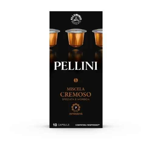 Kafijas kapsulas PELLINI Cremoso, 10x5,5g (Nespresso)