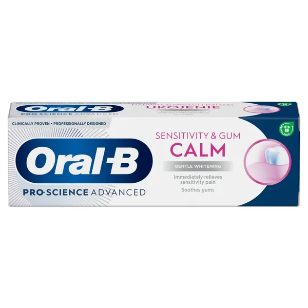 Zobu pasta ORAL-B Pro-Science Advanced, Sensitivity & Gum Calm, Whitening, 75ml
