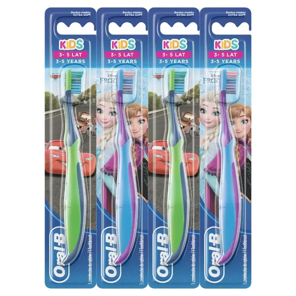 Dantų šepetėlis vaikams ORAL-B KIDS (3+ metų), Soft, 1 vnt.
