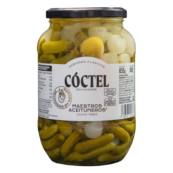 Daržovių ir alyvuogių mišinys acte MAESTROS ACEITUNEROS, 700/385 g